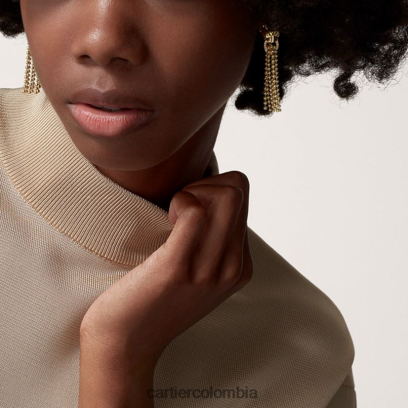 joyería Cartier pendientes pantera oro amarillo V0HXJN636