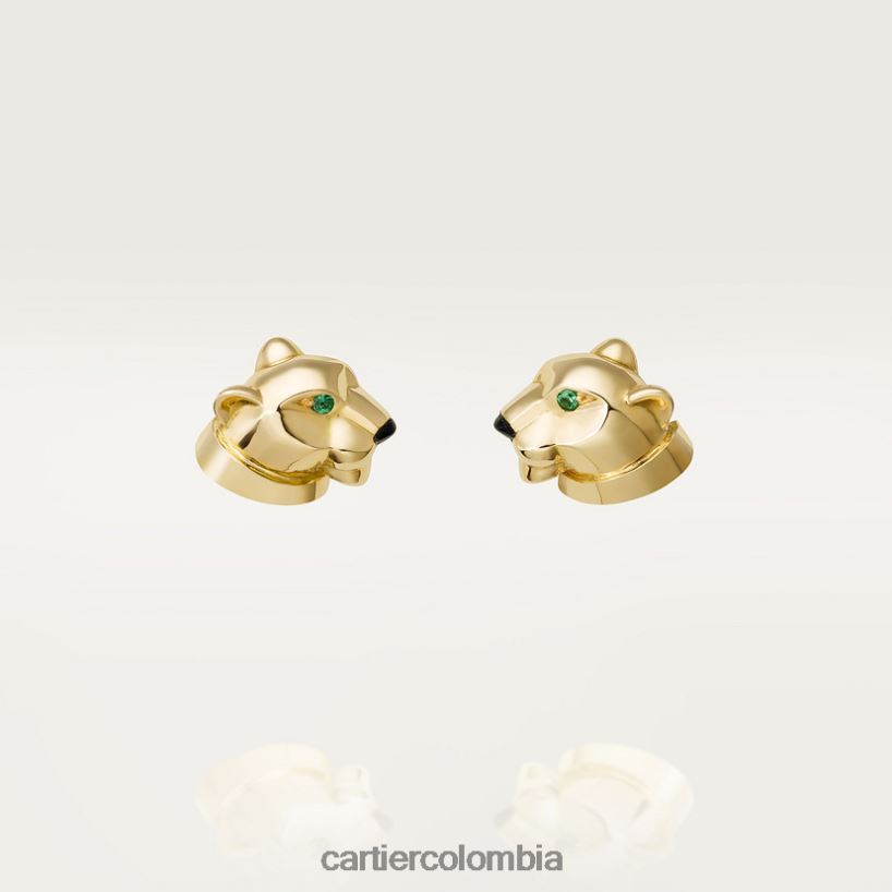 joyería Cartier pendientes pantera oro amarillo V0HXJN638