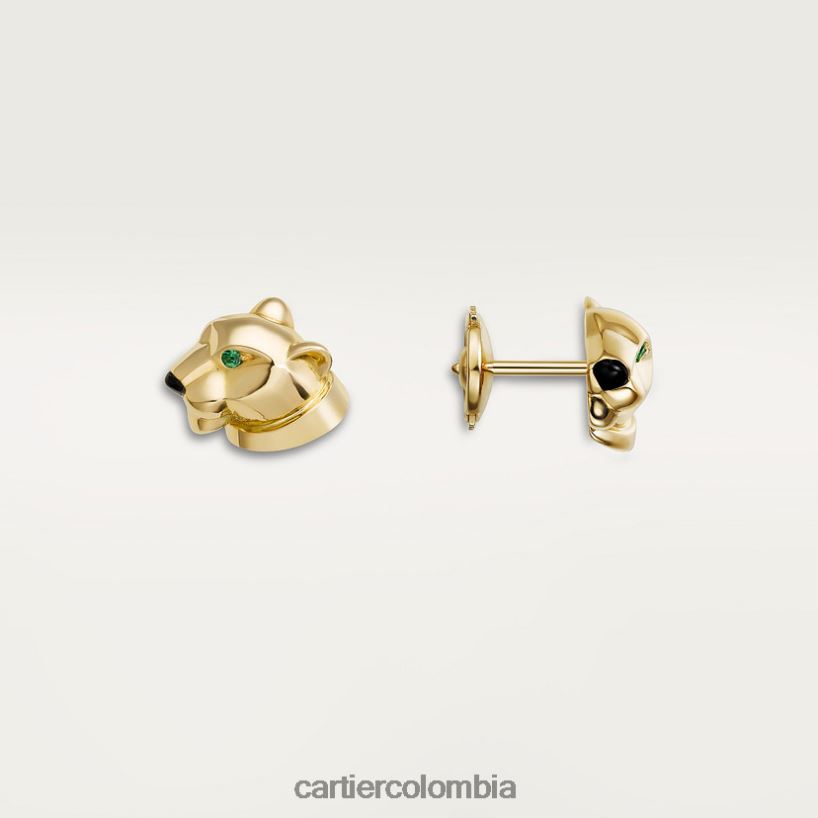 joyería Cartier pendientes pantera oro amarillo V0HXJN638