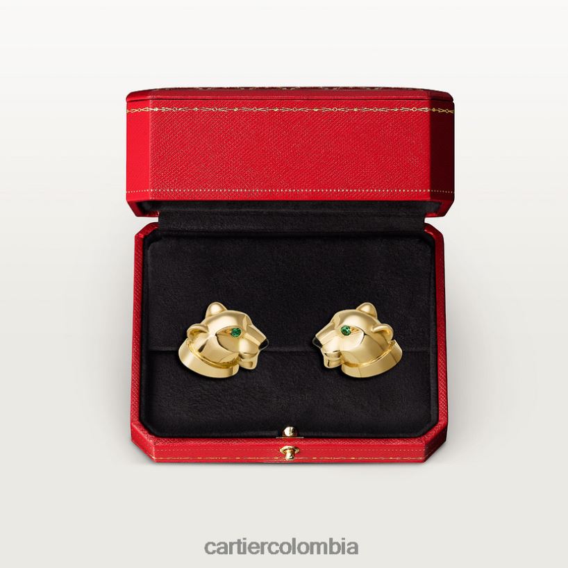 joyería Cartier pendientes pantera oro amarillo V0HXJN638