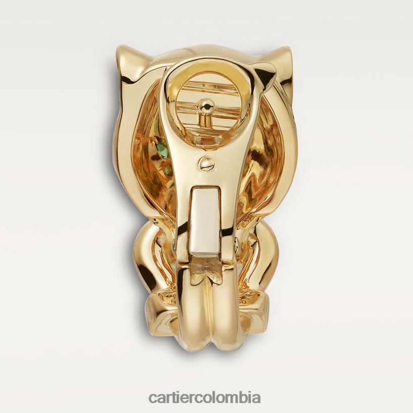 joyería Cartier pendientes pantera oro amarillo V0HXJN639