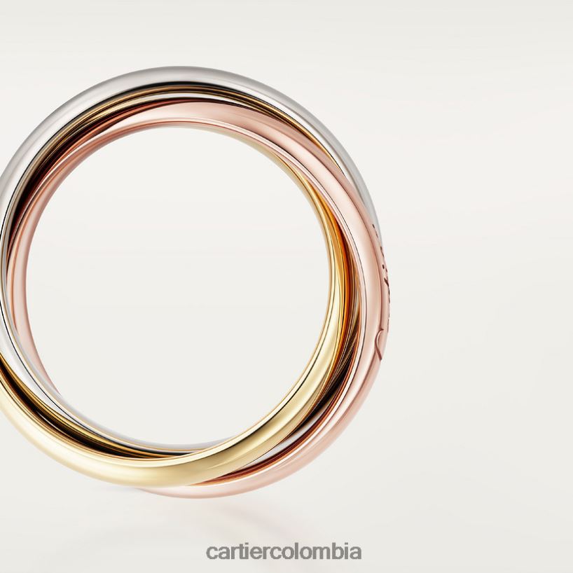 joyería Cartier anillo de la trinidad 3 oros V0HXJN55