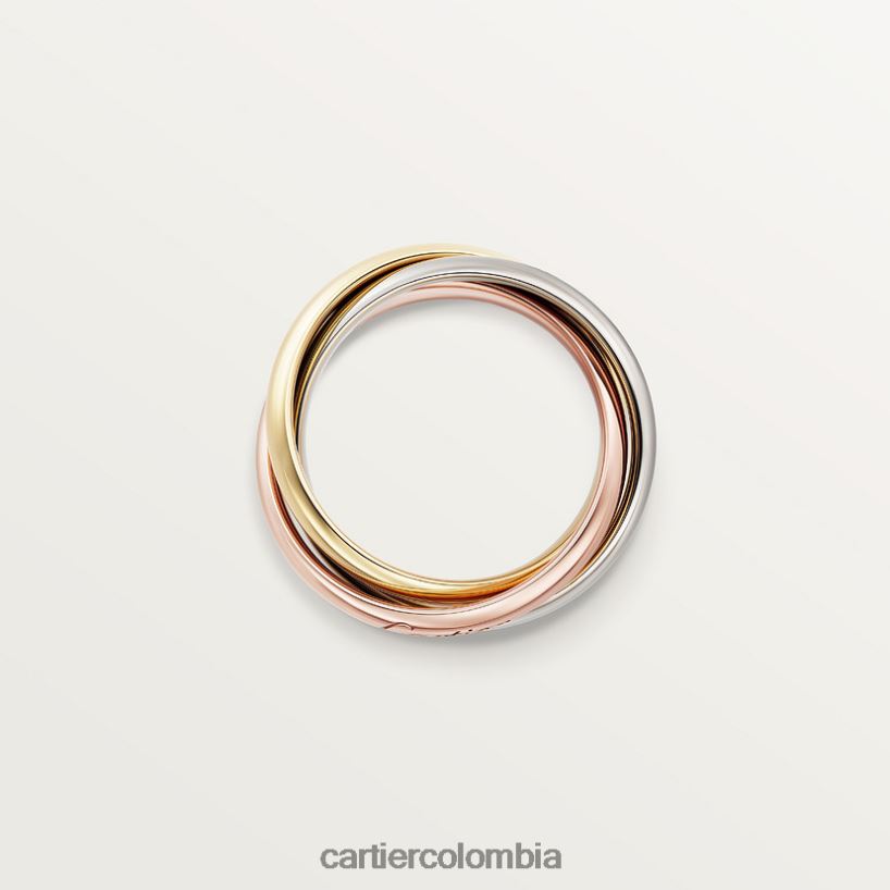 joyería Cartier anillo de la trinidad 3 oros V0HXJN55