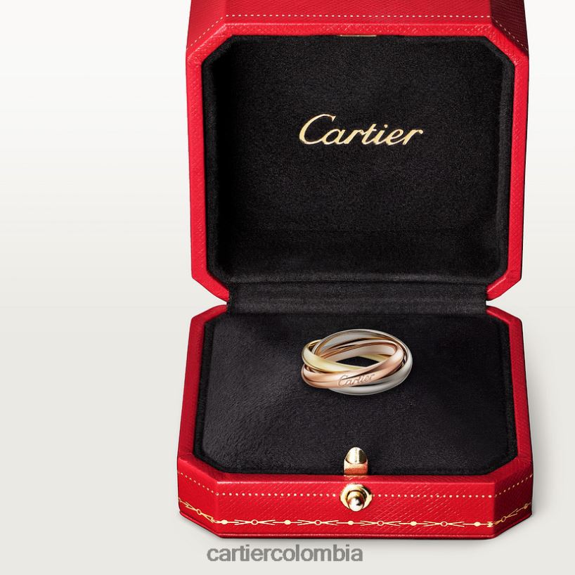 joyería Cartier anillo de la trinidad 3 oros V0HXJN55