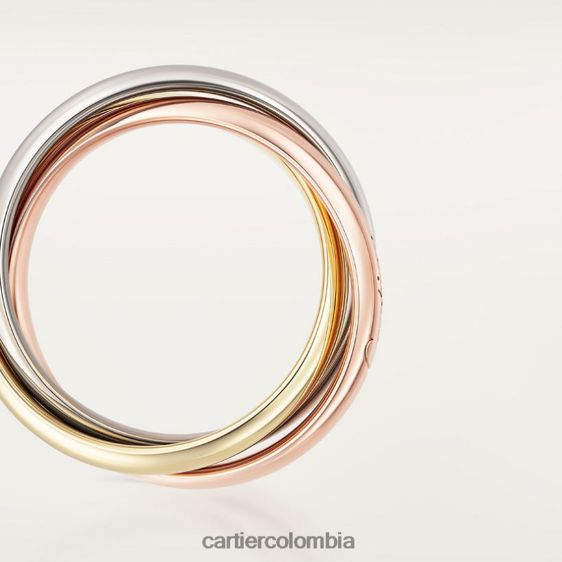 joyería Cartier anillo de la trinidad 3 oros V0HXJN57