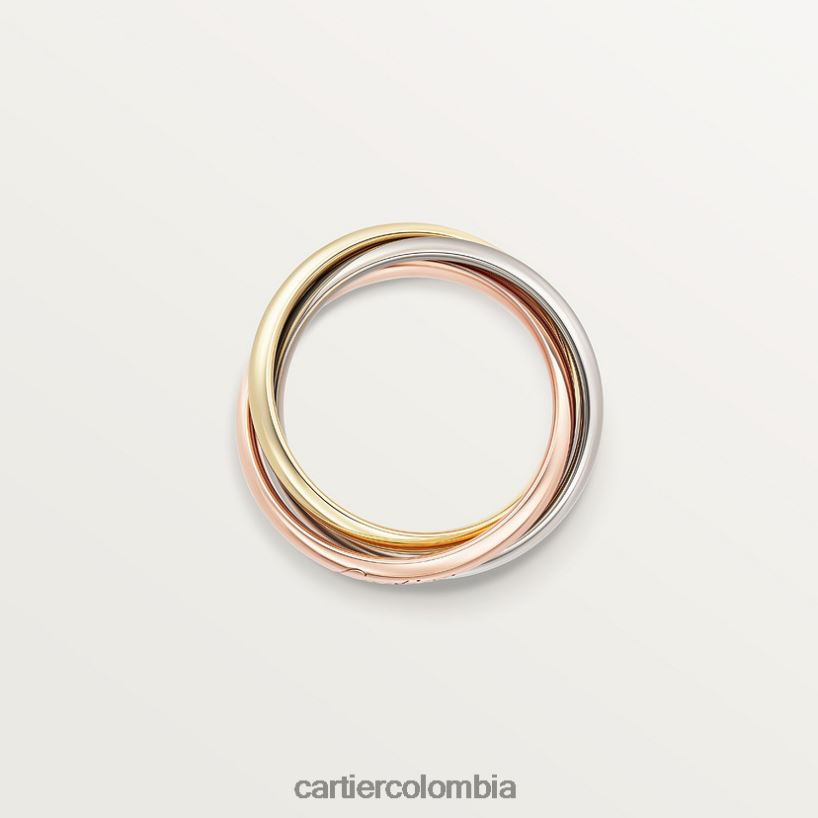 joyería Cartier anillo de la trinidad 3 oros V0HXJN57