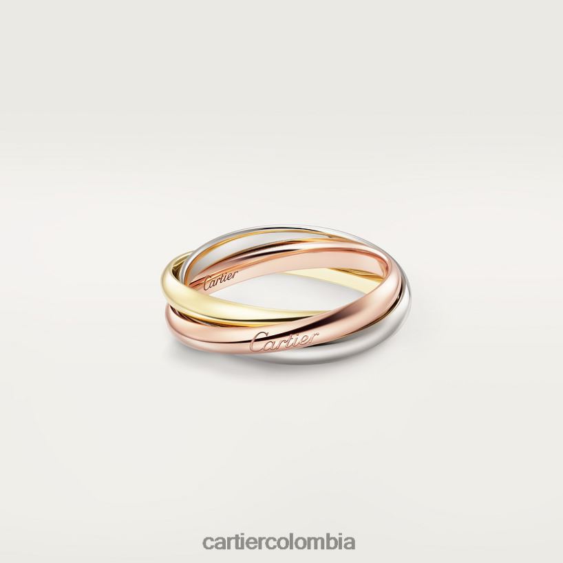 joyería Cartier anillo trinidad, modelo pequeño 3 oros V0HXJN52