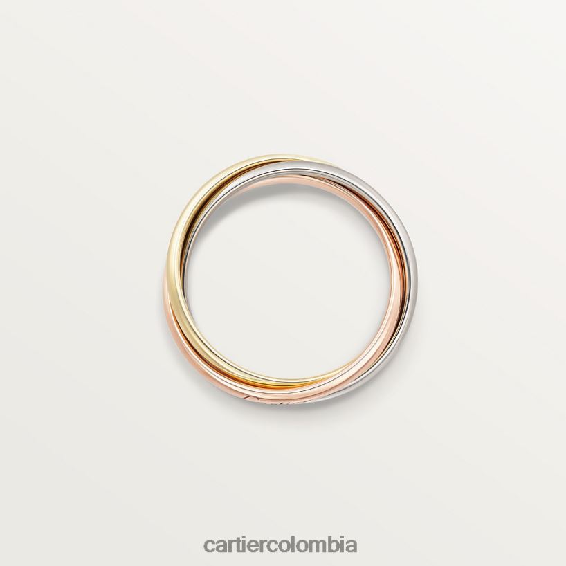 joyería Cartier anillo trinidad, modelo pequeño 3 oros V0HXJN52