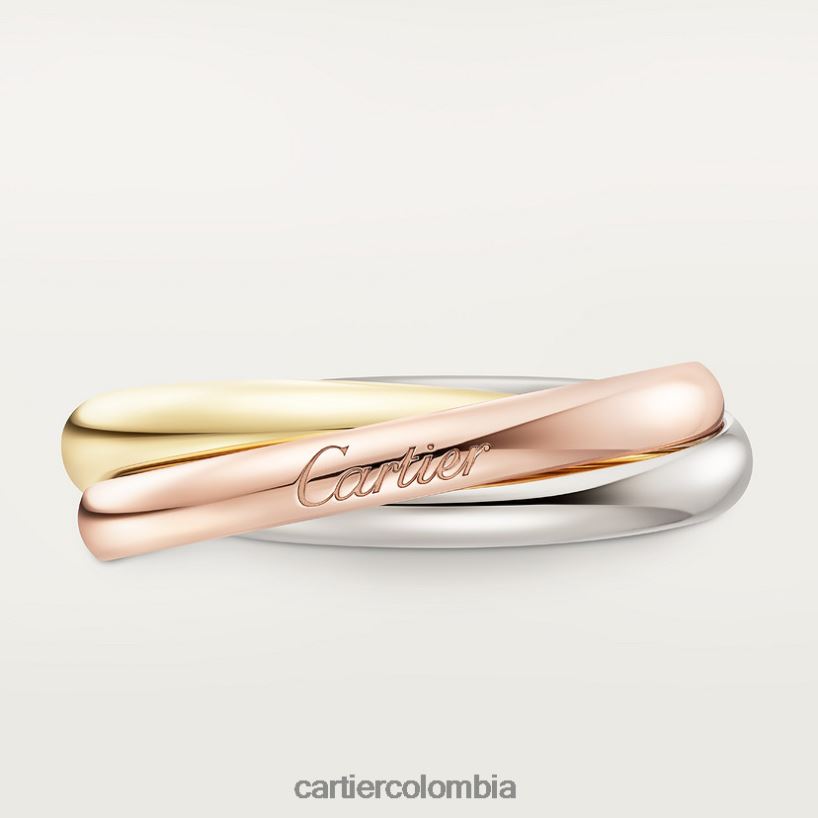 joyería Cartier anillo trinidad, modelo pequeño 3 oros V0HXJN52