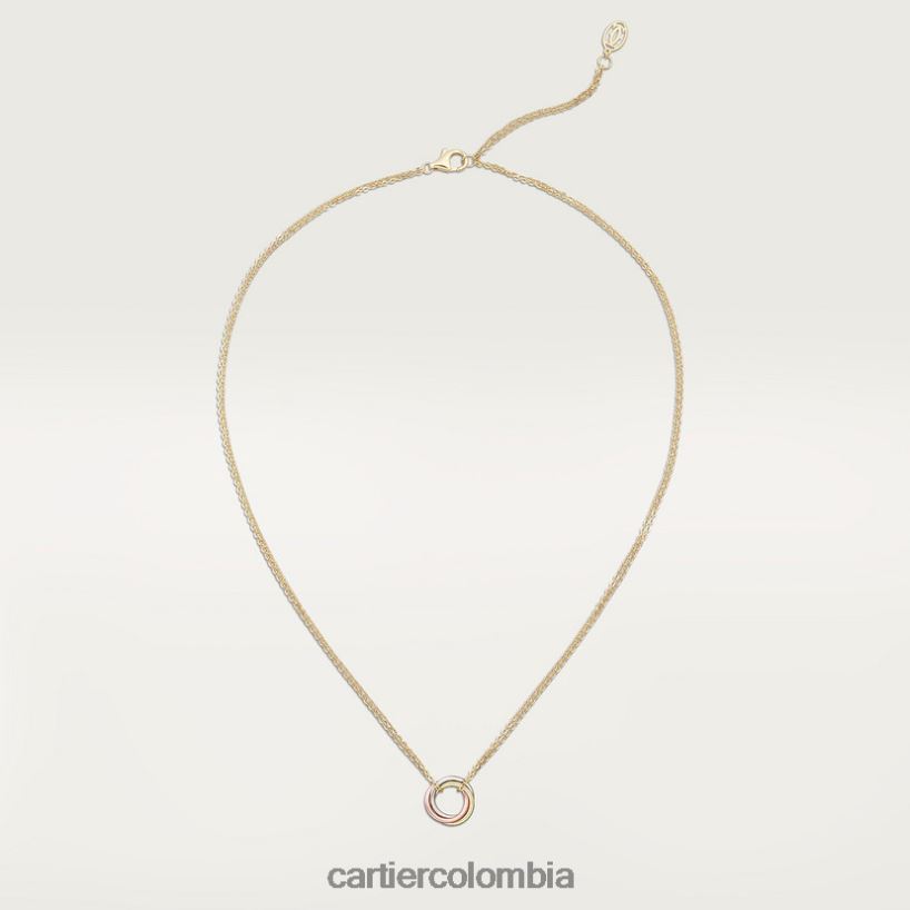 joyería Cartier collar de la trinidad 3 oros V0HXJN404