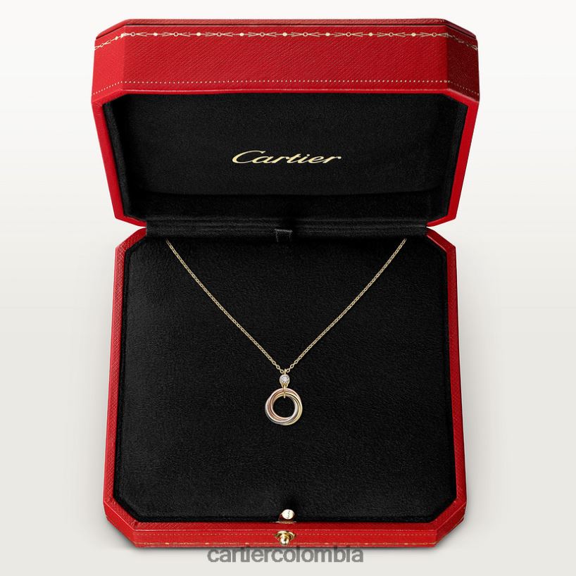 joyería Cartier collar de la trinidad 3 oros V0HXJN405