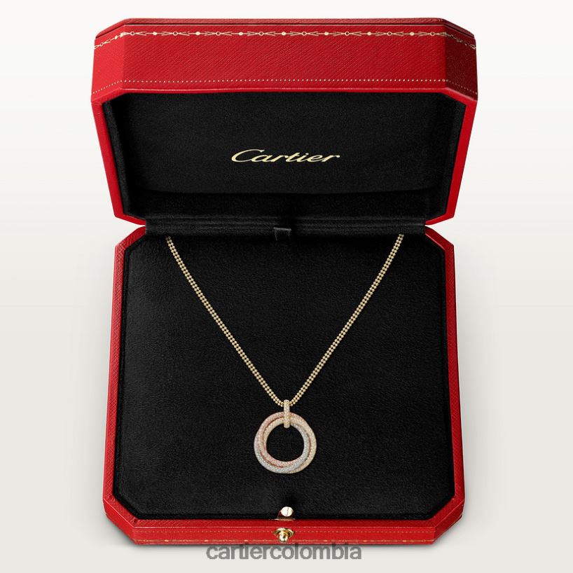 joyería Cartier collar de la trinidad 3 oros V0HXJN410