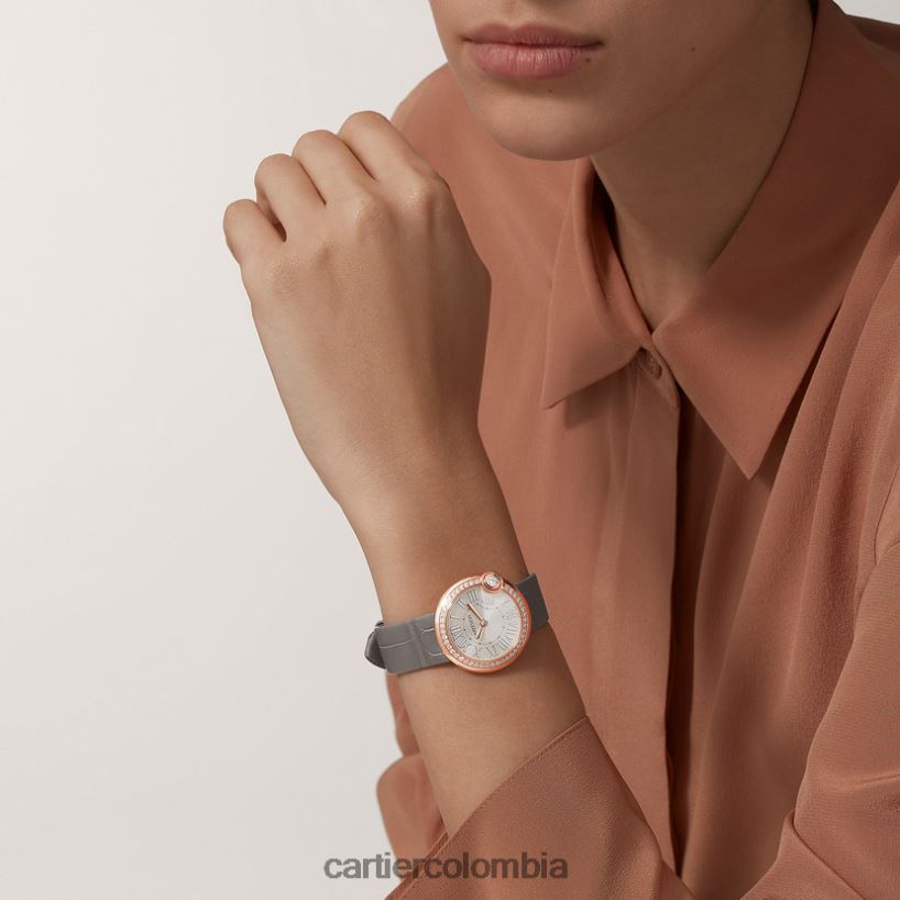 accesorios Cartier reloj balón blanco elegante V0HXJN975