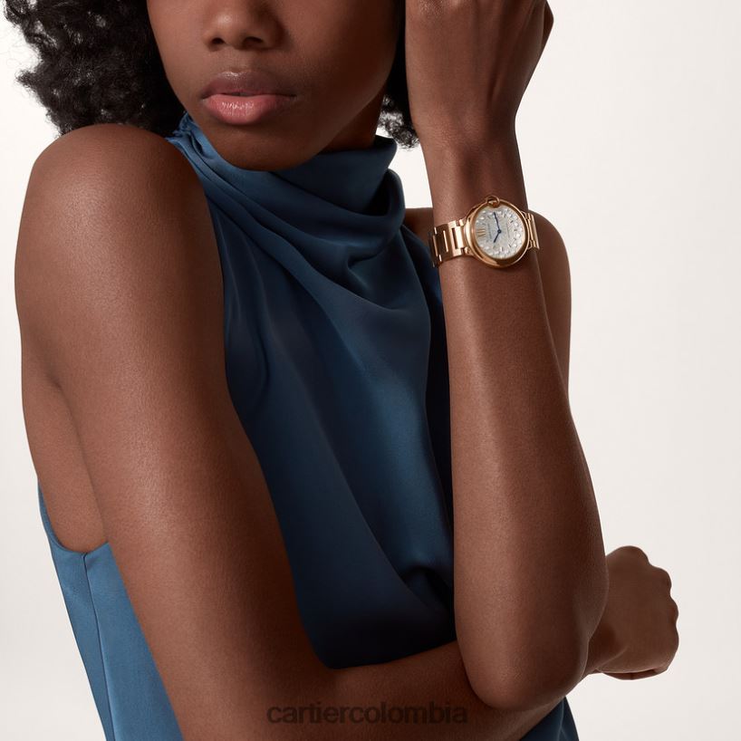 accesorios Cartier reloj globo azul elegante V0HXJN968