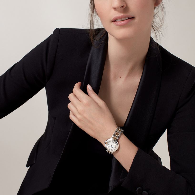 accesorios Cartier reloj globo azul elegante V0HXJN976