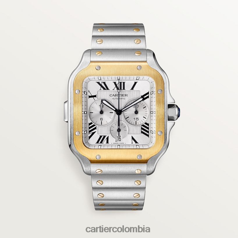 accesorios Cartier reloj cronógrafo santos elegante V0HXJN886