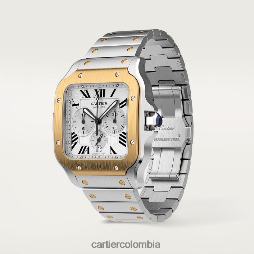 accesorios Cartier reloj cronógrafo santos elegante V0HXJN886