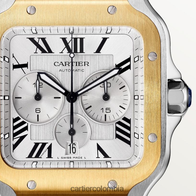 accesorios Cartier reloj cronógrafo santos elegante V0HXJN886